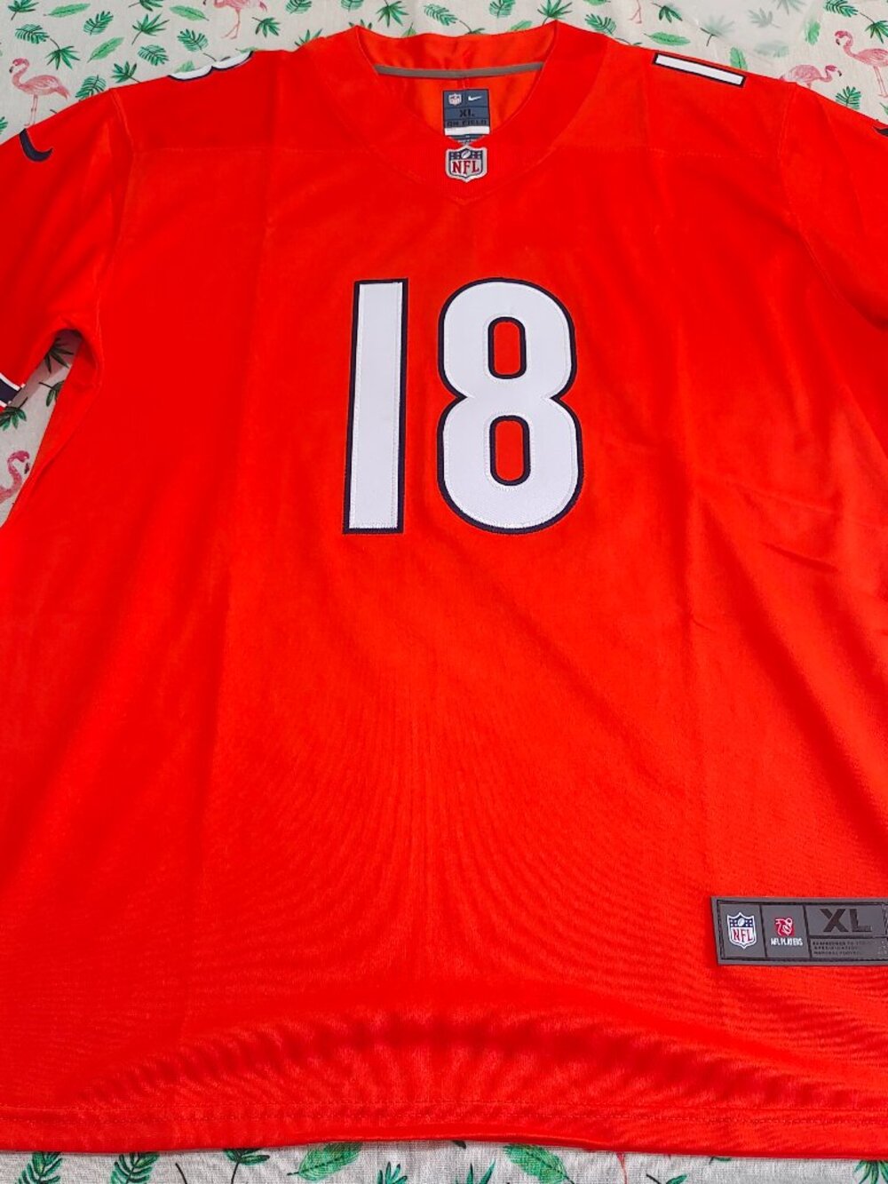 Bears Orange NFL Jersey #18